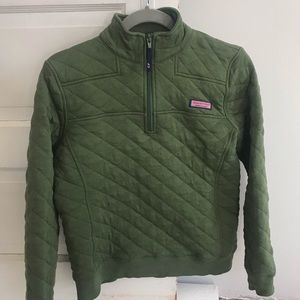 Vineyard Vines 1/4 zip Quilted Pullover